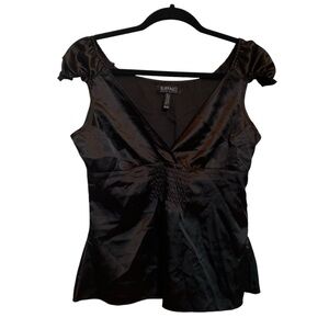 Buffalo David Bitton Women's Black Satin Top
